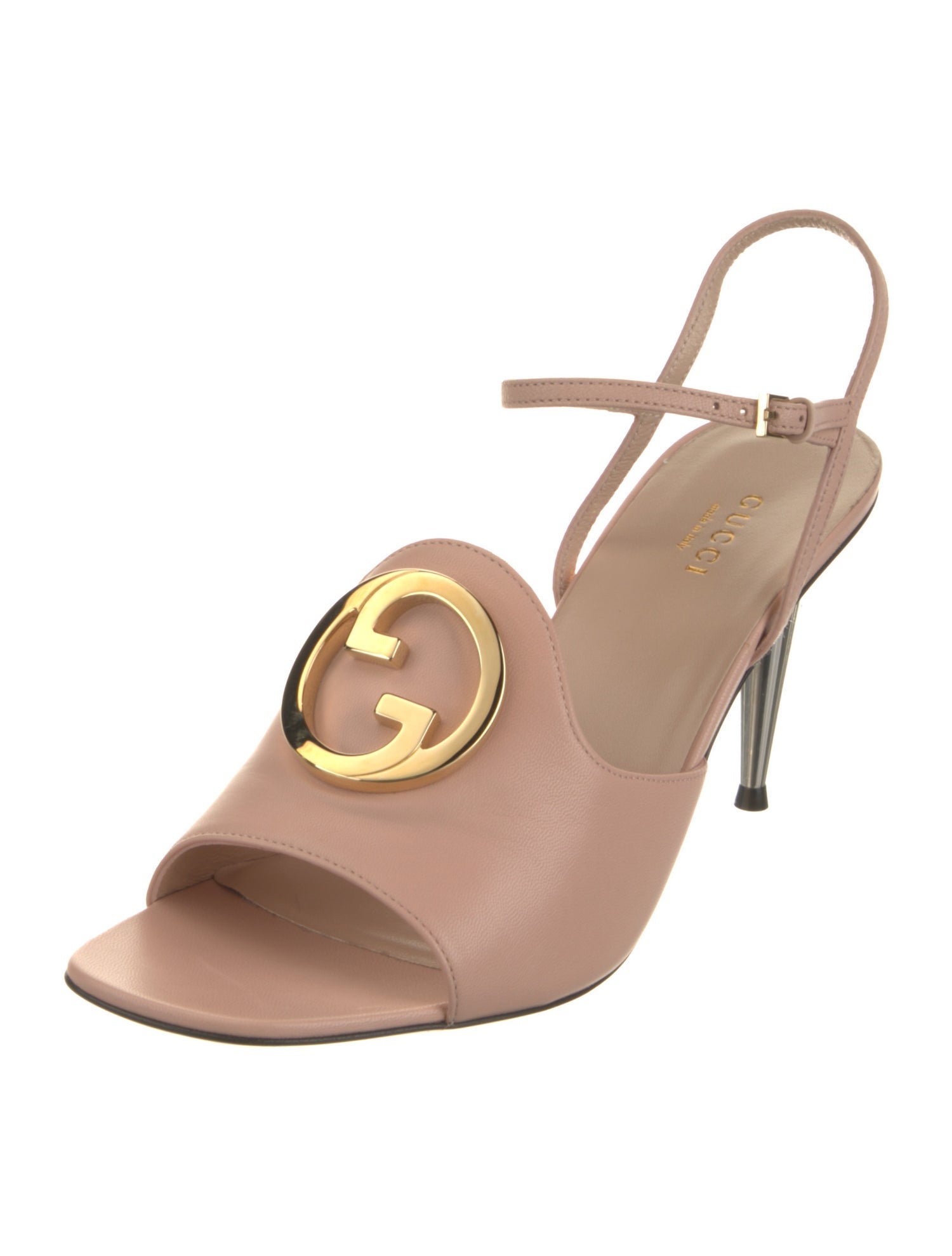 Gucci Leather Slingback Sandals