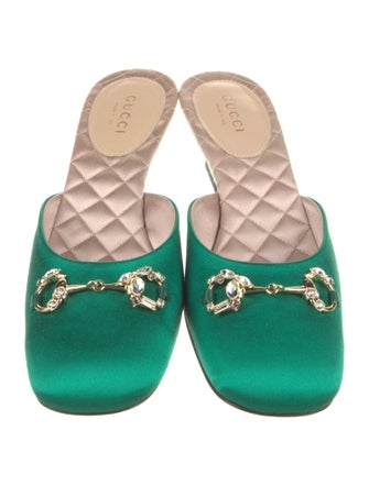 Gucci Satin Mules