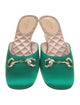 Gucci Satin Mules