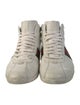 Gucci Web Accent Leather Sneakers
