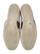 Gucci Web Accent Leather Sneakers