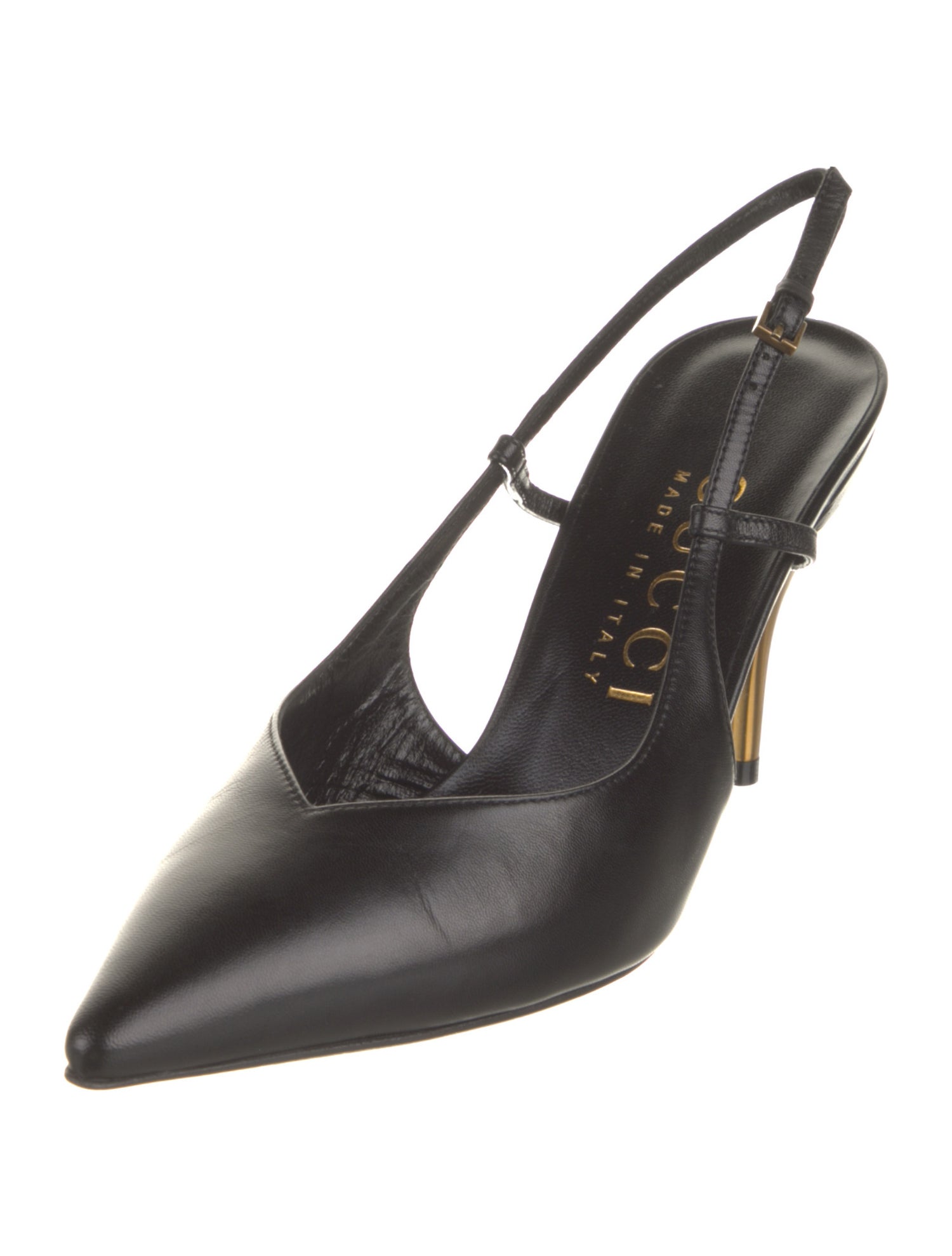 Gucci Leather Slingback Pumps