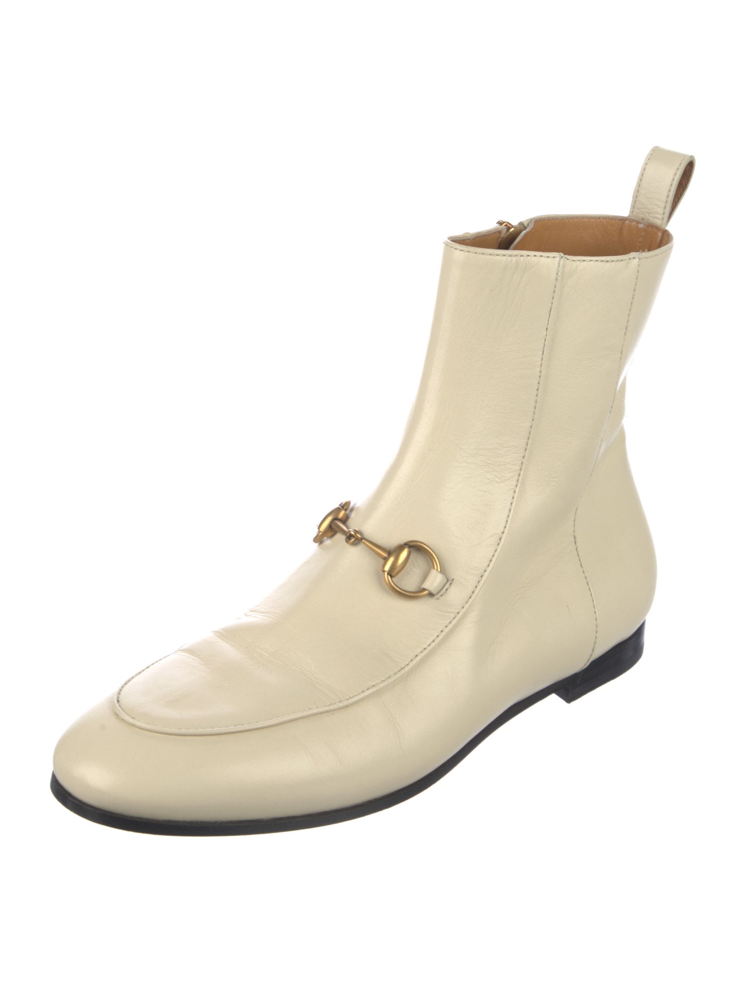 Gucci Horsebit Accent Leather Chelsea Boots