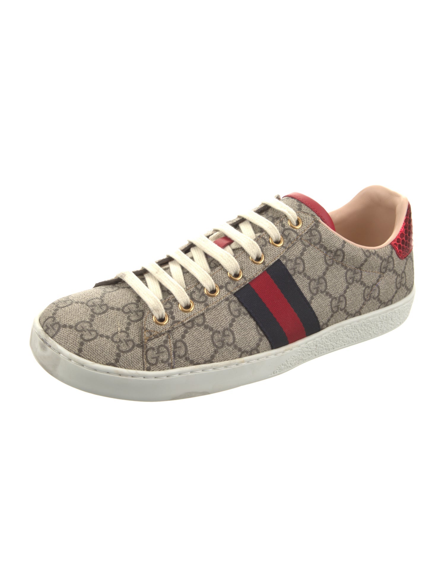 Gucci GG Supreme Grosgrain Trim Sneakers