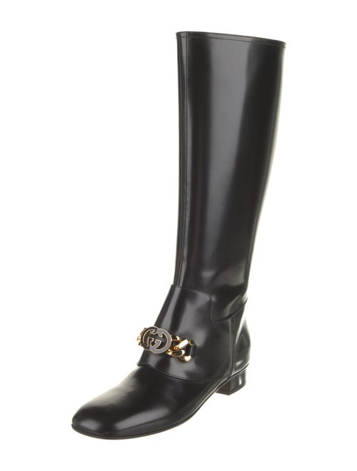 Gucci Leather Riding Boots
