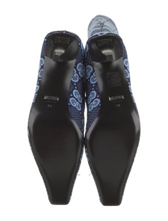 Gucci Leather Printed Boots