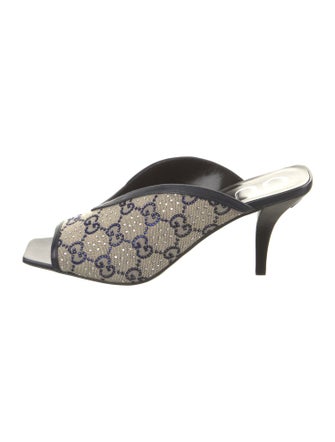 Gucci GG Canvas Canvas Slides