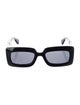 Gucci Double G Logo Square Sunglasses