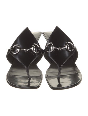 Gucci Leather Slides