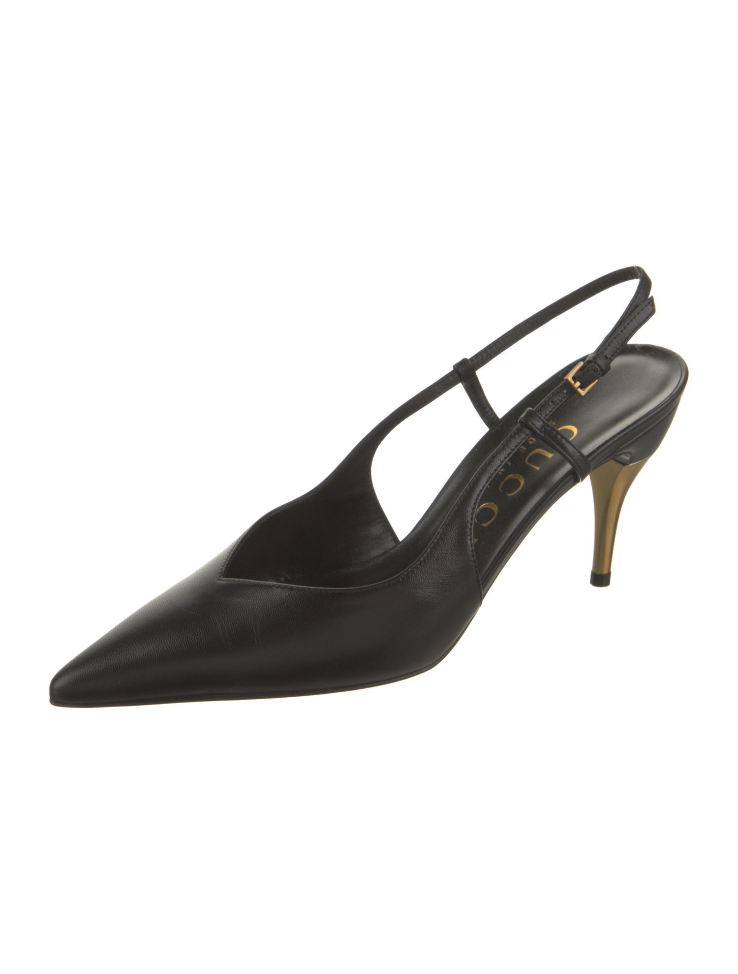 Gucci Leather Slingback Pumps