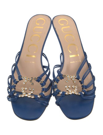 Gucci Leather Slides