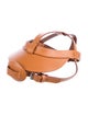 Gucci Leather Adjustable Visor w/Harness
