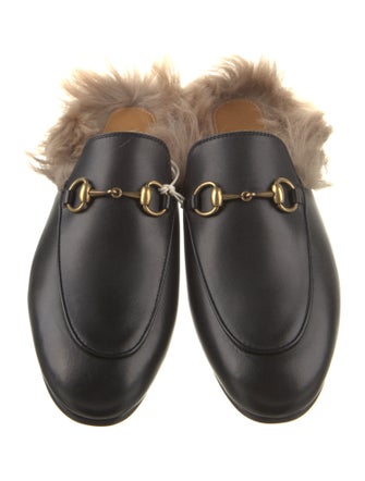 Gucci Leather Mules