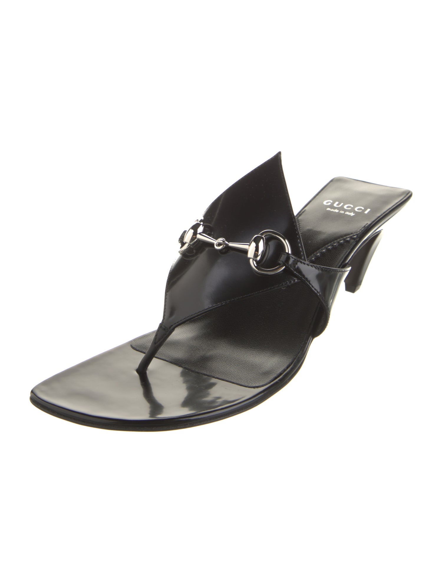 Gucci Leather Slides