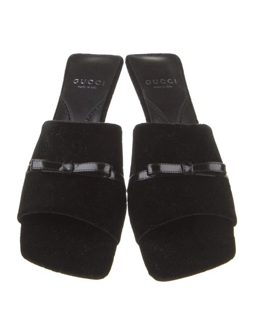 Gucci Velvet Slides