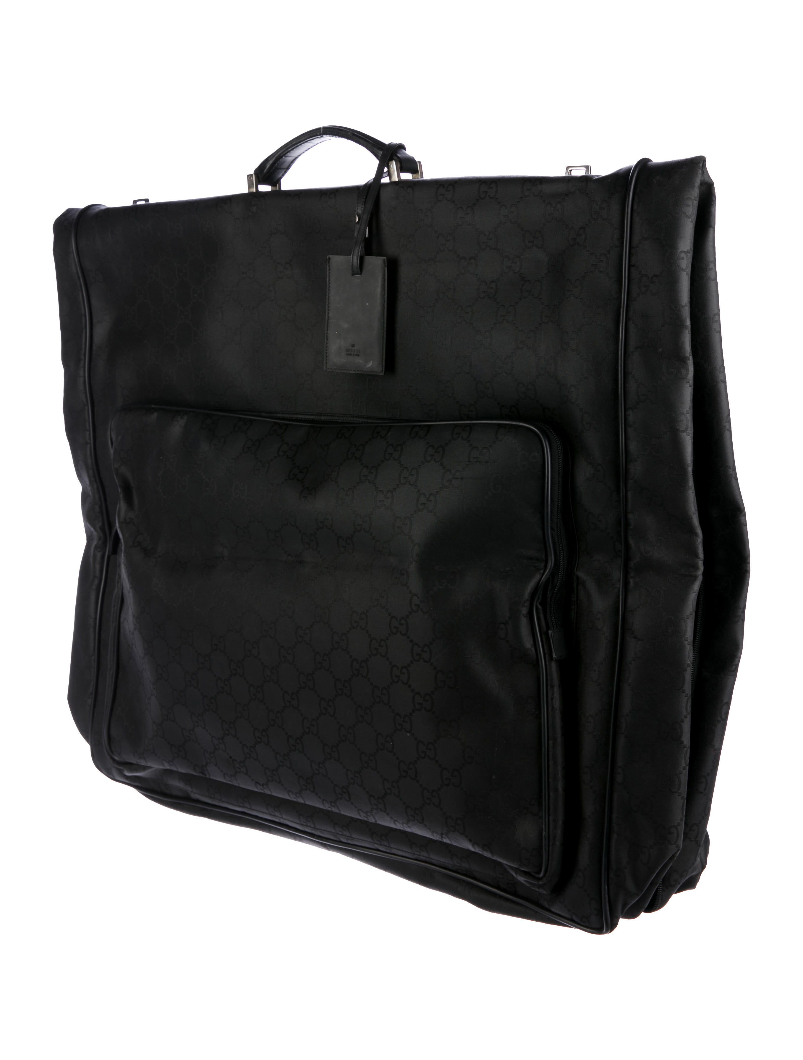 Gucci GG Nylon Garment Bag Black Garment Covers, Bags GUC177220