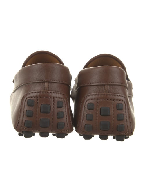 Gucci Interlocking G Logo Leather Drivers
