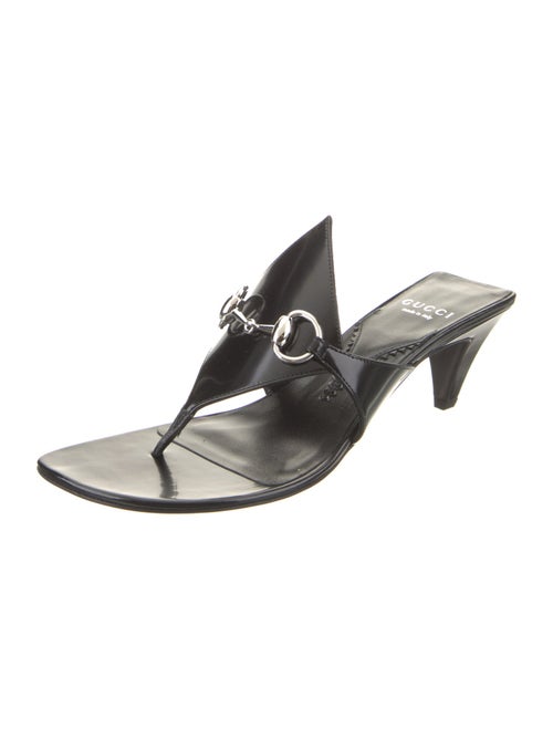 Gucci Patent Leather Slides