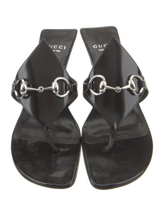 Gucci Patent Leather Slides