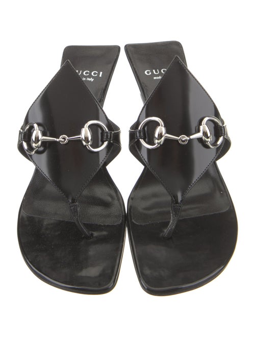 Gucci Patent Leather Slides