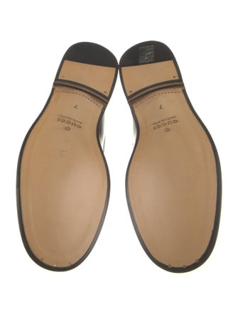 Gucci Interlocking G Logo Patent Leather Loafers