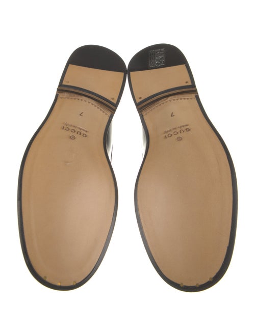 Gucci Interlocking G Logo Patent Leather Loafers