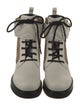 Gucci Canvas Printed Combat Boots