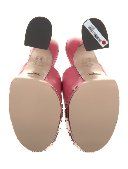 Gucci Leather Studded Accents Slides