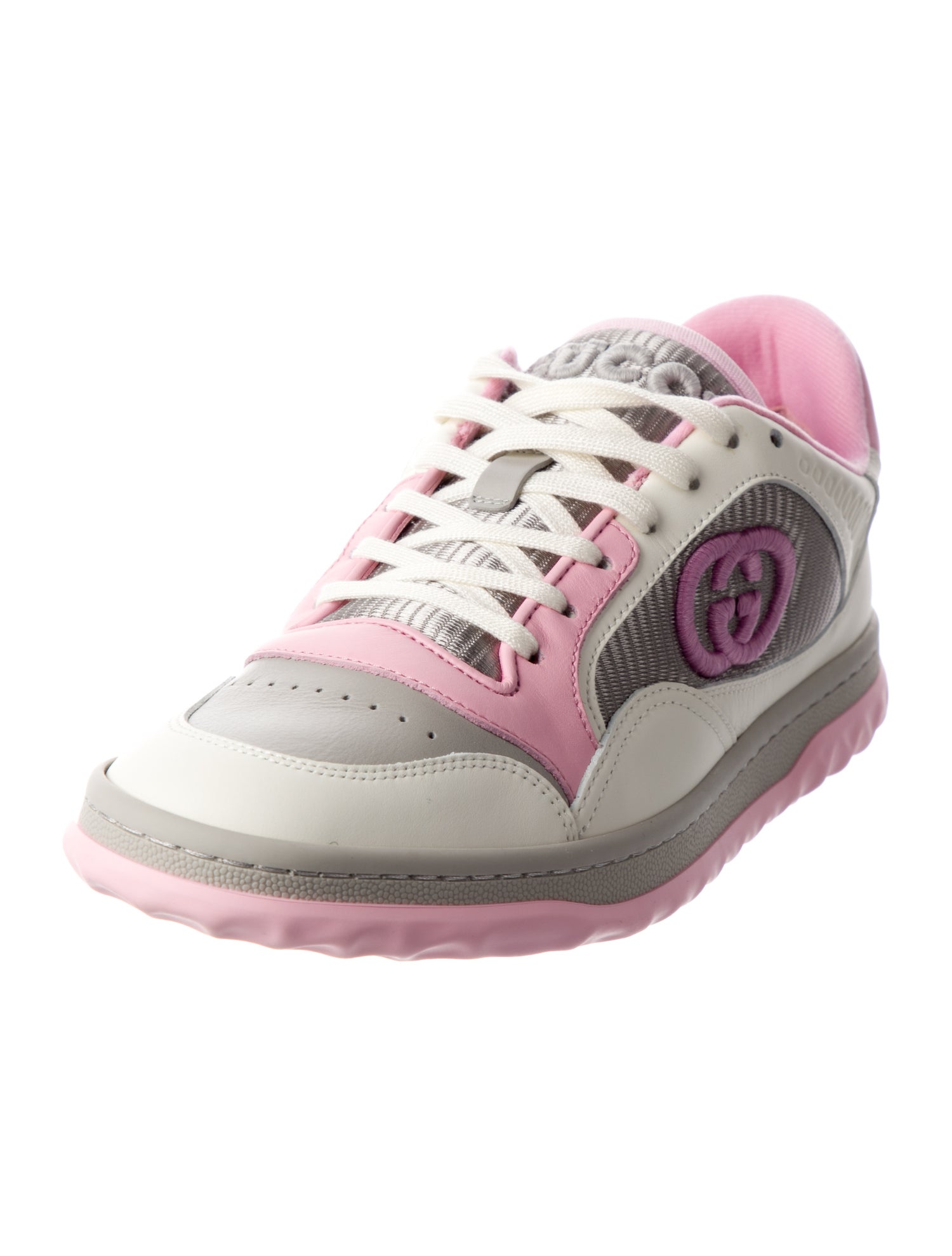 Gucci Leather Printed Sneakers