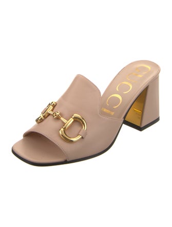 Gucci Leather Slides