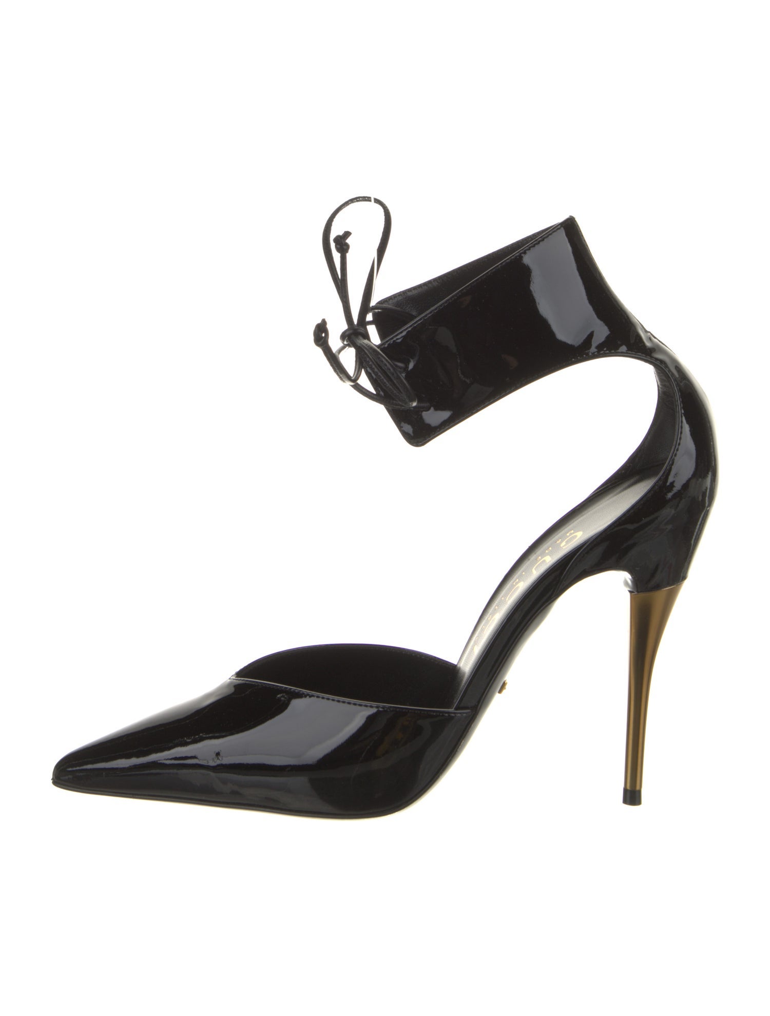 Gucci Patent Leather D'Orsay Pumps