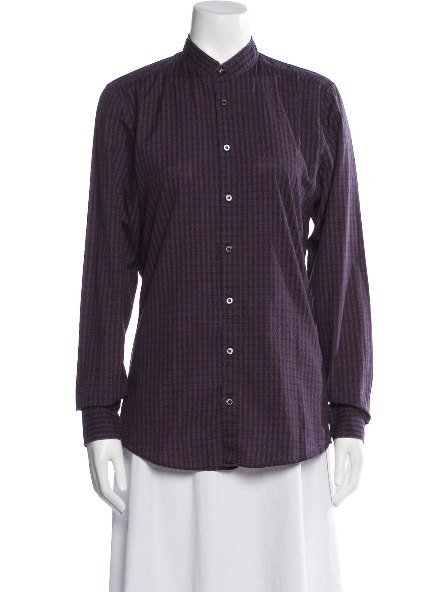 Gucci Printed Long Sleeve Shirt
