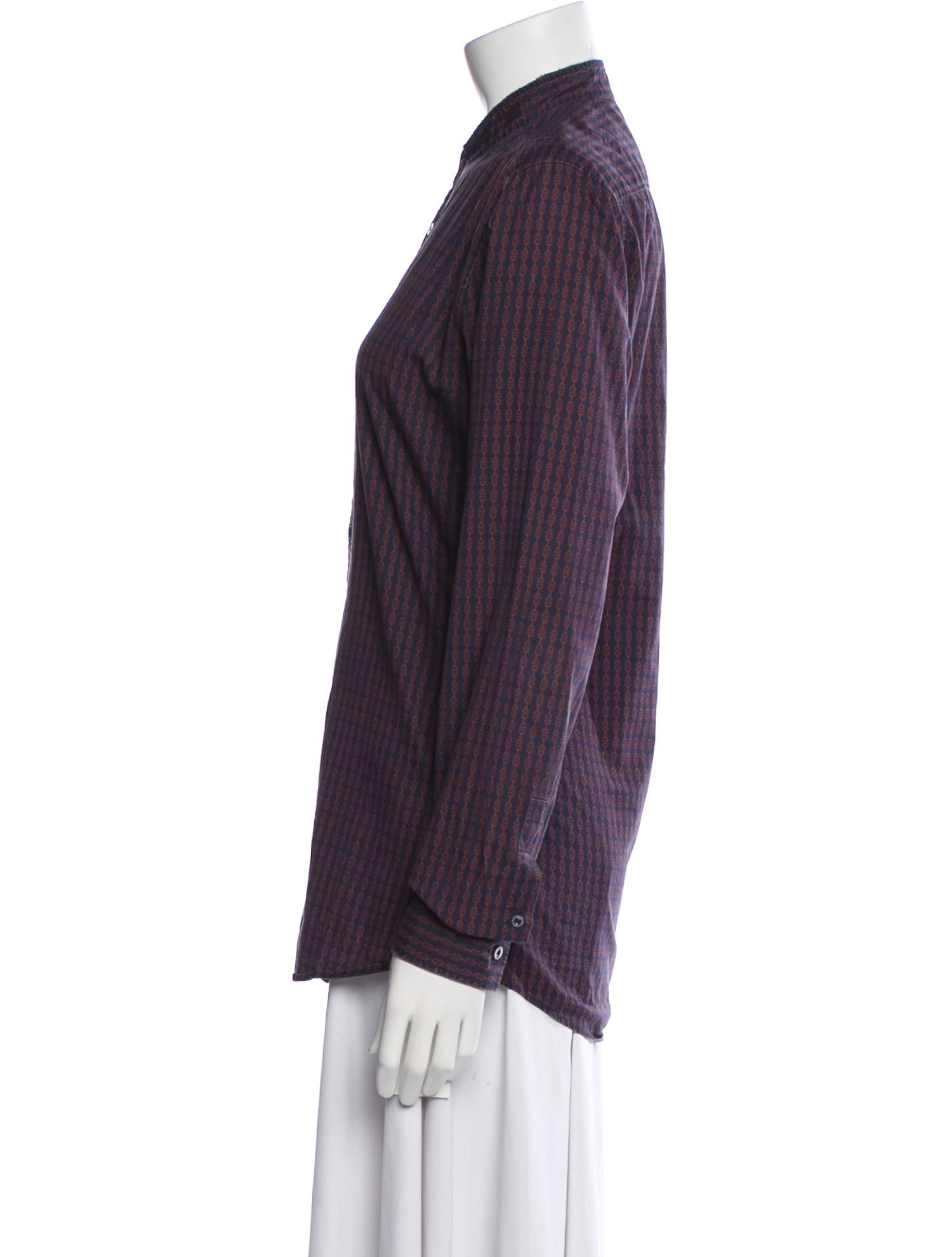 Gucci Printed Long Sleeve Shirt