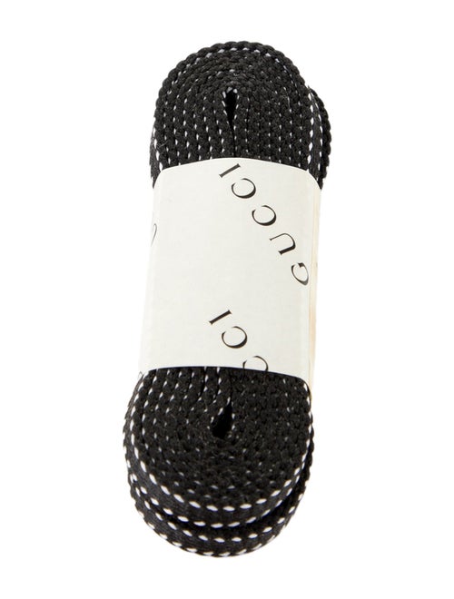 Gucci Web Accent Leather Hiking Boots