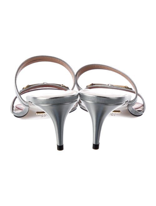 Gucci Horsebit Accent Leather Slides