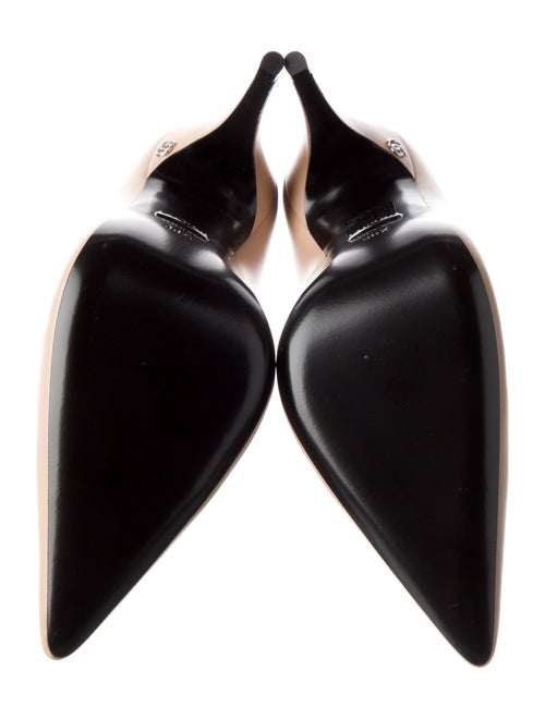 Gucci Double G Logo Leather Pumps