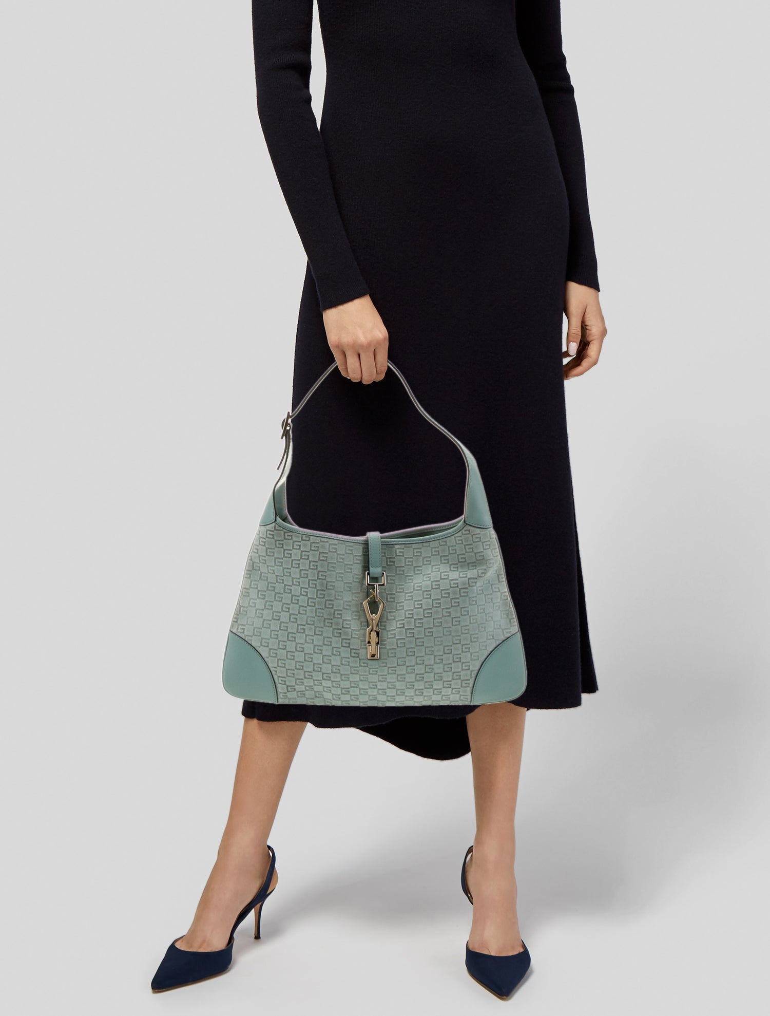 Gucci Suede Shoulder Bag