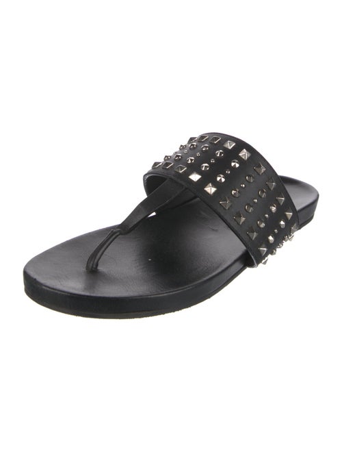 Gucci Leather Studded Accents Slides
