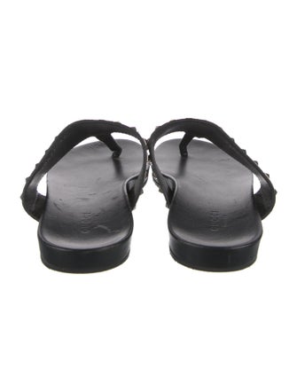 Gucci Leather Studded Accents Slides