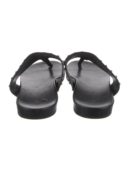 Gucci Leather Studded Accents Slides