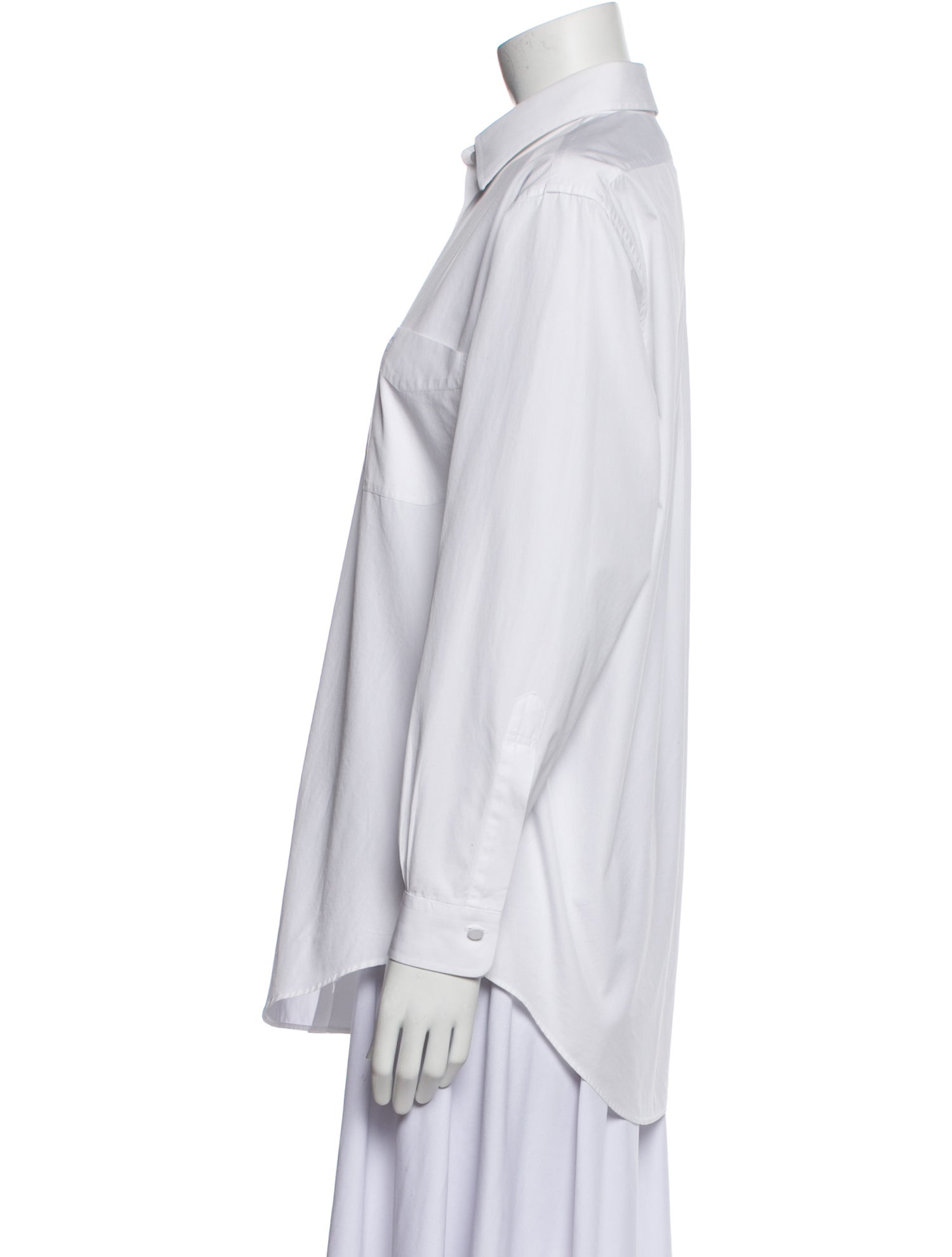 Gucci Long Sleeve Button-Up Top