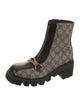 Gucci Printed Combat Boots