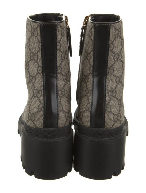 Gucci Printed Combat Boots