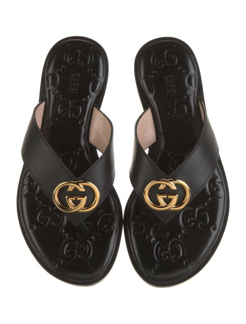 Gucci Leather Slides