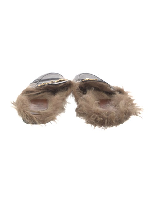 Gucci Horsebit Accent Leather Mules