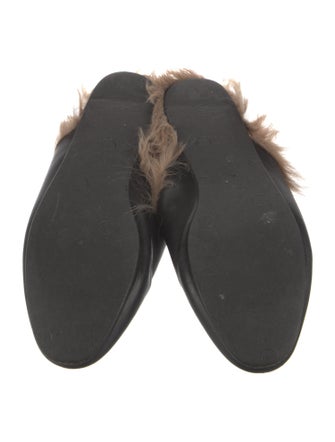 Gucci Horsebit Accent Leather Mules