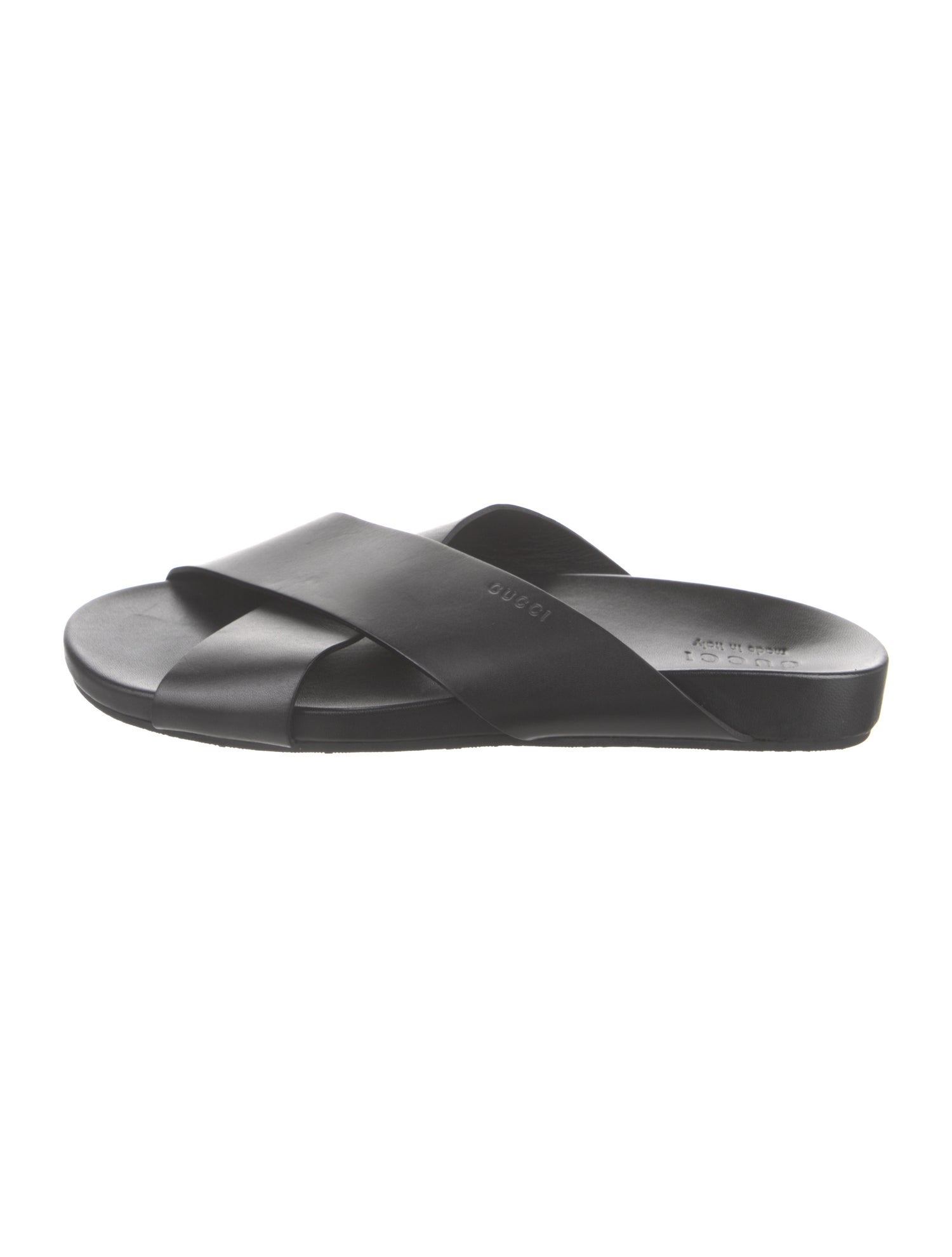 Gucci Leather Slides