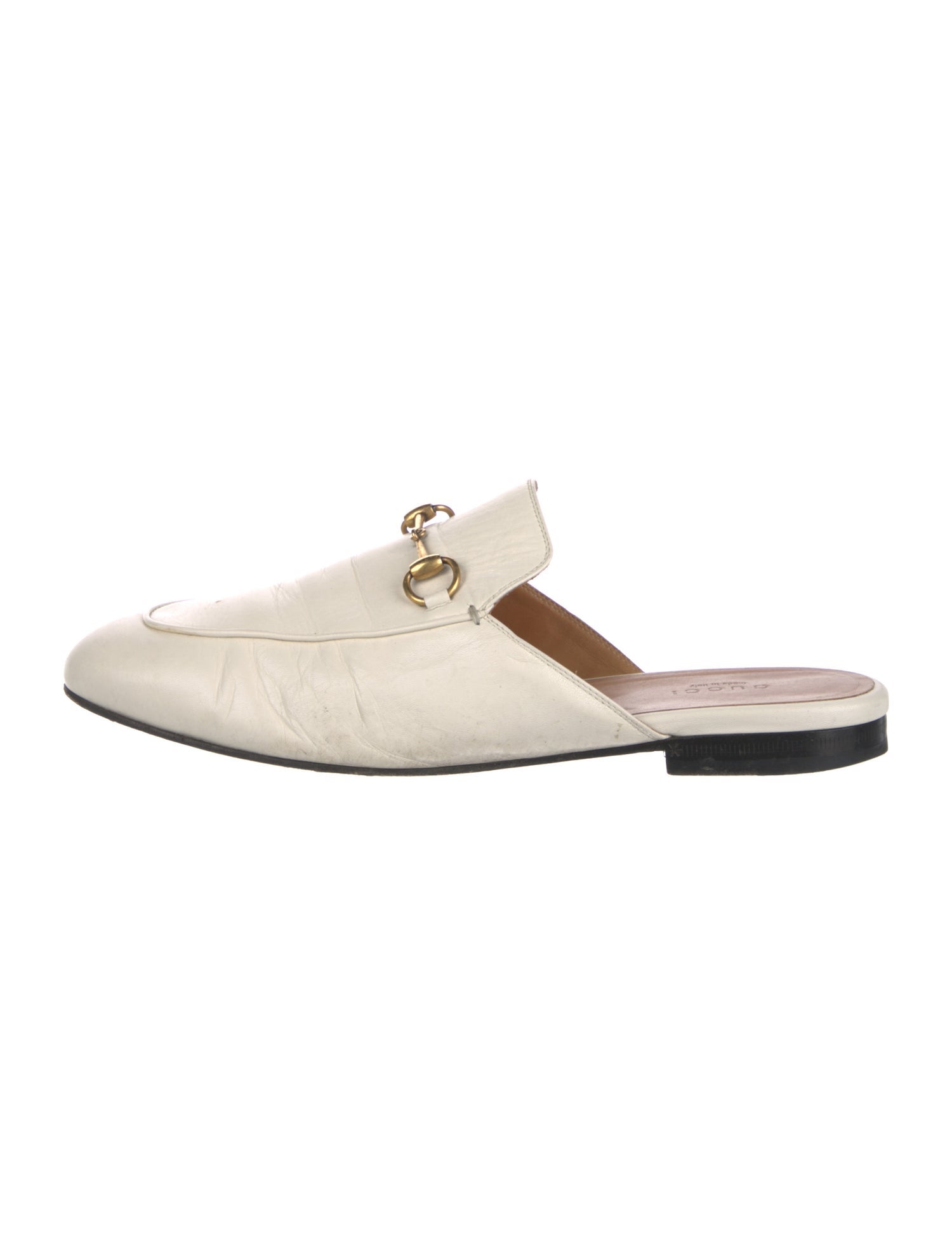 Gucci Horsebit Accent Leather Mules