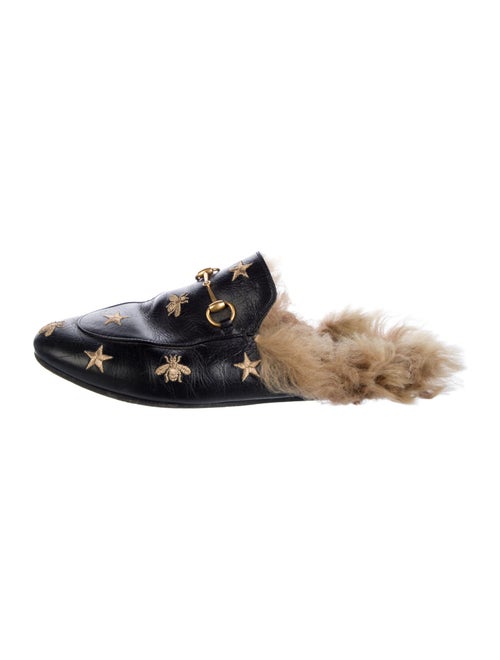 Gucci Horsebit Accent Leather Mules