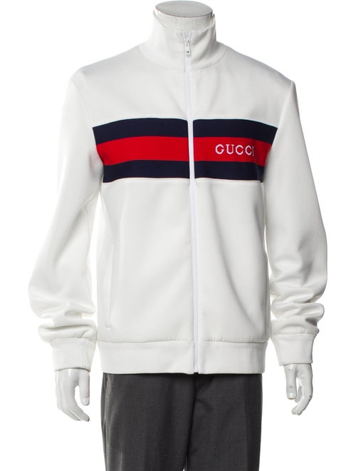 Gucci Neoprene Zipped Sylvie Web Accent Windbreaker